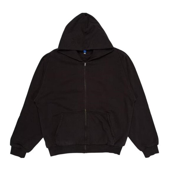 YEEZY X GAP Men's Zip Up Exclusive Hoodie Size L in Black - Picture 1 of 9